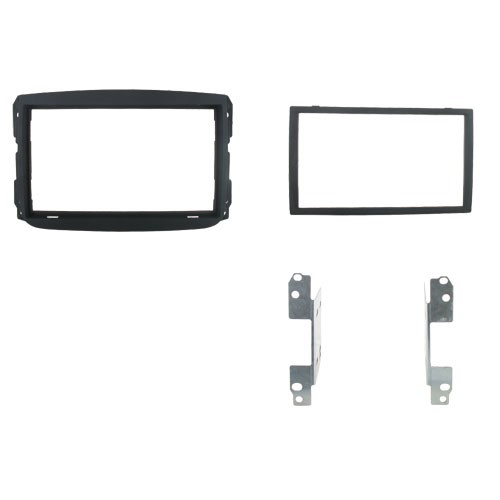 2-DIN frame Fiat 500L 12- zwart