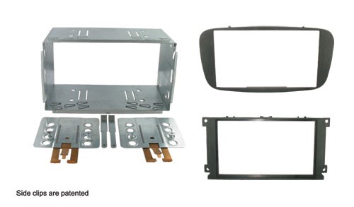 2-DIN frame Ford C-MAX  S-MAX 06-  Focus 07- zwart