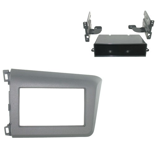 2-DIN frame Honda Civic 2011-> antraciet