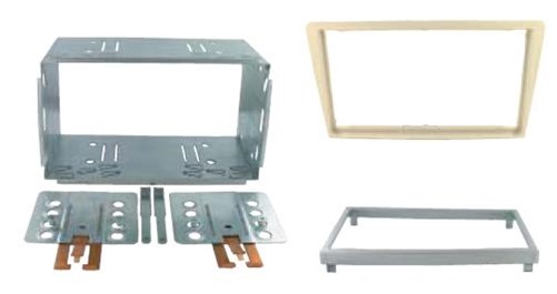 2-DIN frame OPEL VECTRA C SILVER