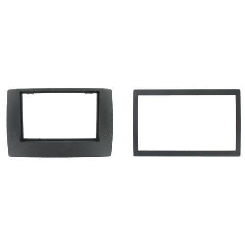 2-DIN frame Fiat Stilo 05-07 met rand  zwart