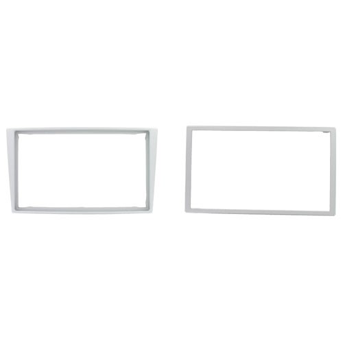 2-DIN frame Opel Corsa 00-06 Meriva 03-10 Tigra 04-10 zilver