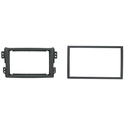 2-DIN frame Opel Agila  Suzuki Splash 08-14 met rand  zwart