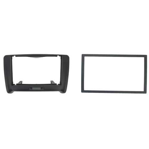 2-DIN frame Audi TT 07-10 soft touch  zwart