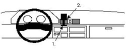 ***Proclip Mitsubishi L300/Cosmos 90-94 Center mount