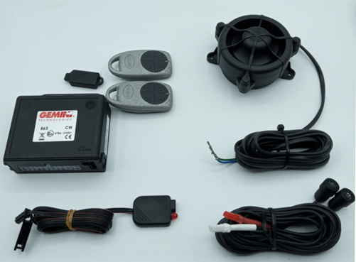 Gemini 863 alarmsysteem met 2 handzenders en CPV sturing