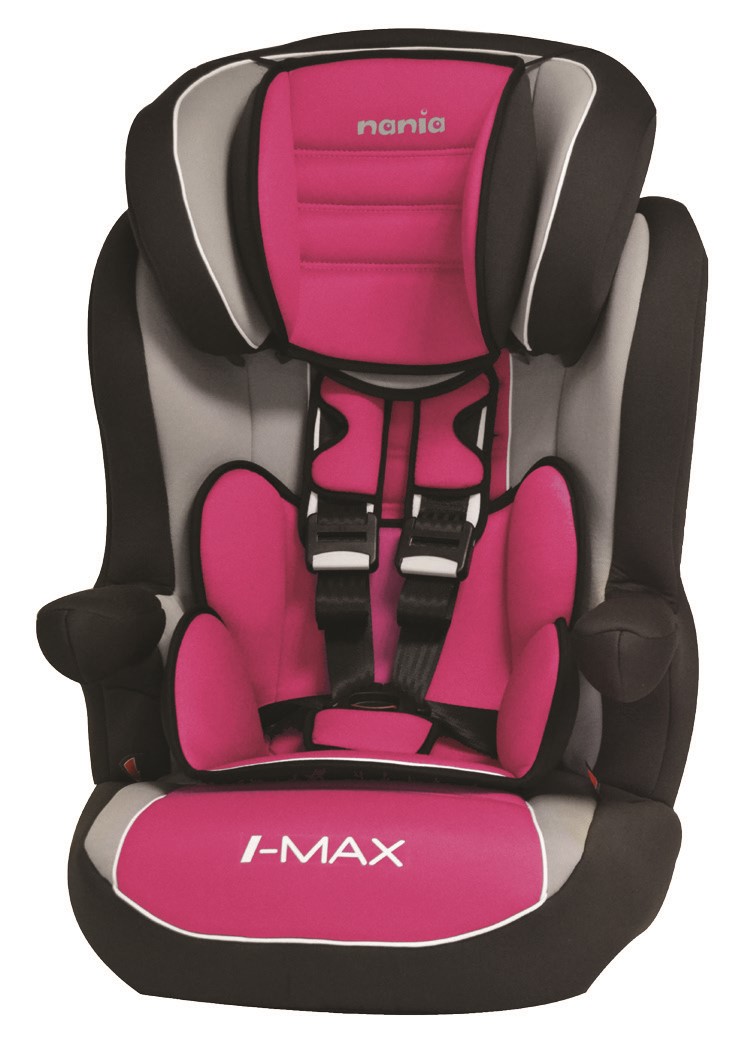 Eigendom adverteren erectie ISOFIX Autostoel Nania LUXE iMax SP Grijs, Roze bij Automat