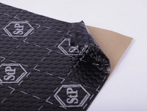 StP - Black Silver Shop - 0,8m2, 8 sheets size: 375 x 265mm, Thickness: 1,8mm, Weight 2,4 kg