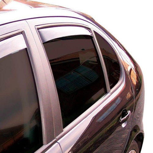 Zijwindschermen Master Dark (achter) passend voor Peugeot 308 II SW 2014-2021