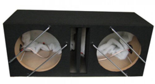 Bass Reflex Behuizing 2x 12 inch (30cm) 