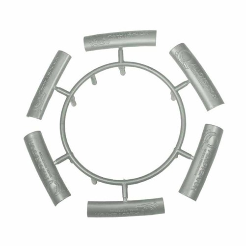 AlloyGator Exclusive 6 Eindkapjes SILVER