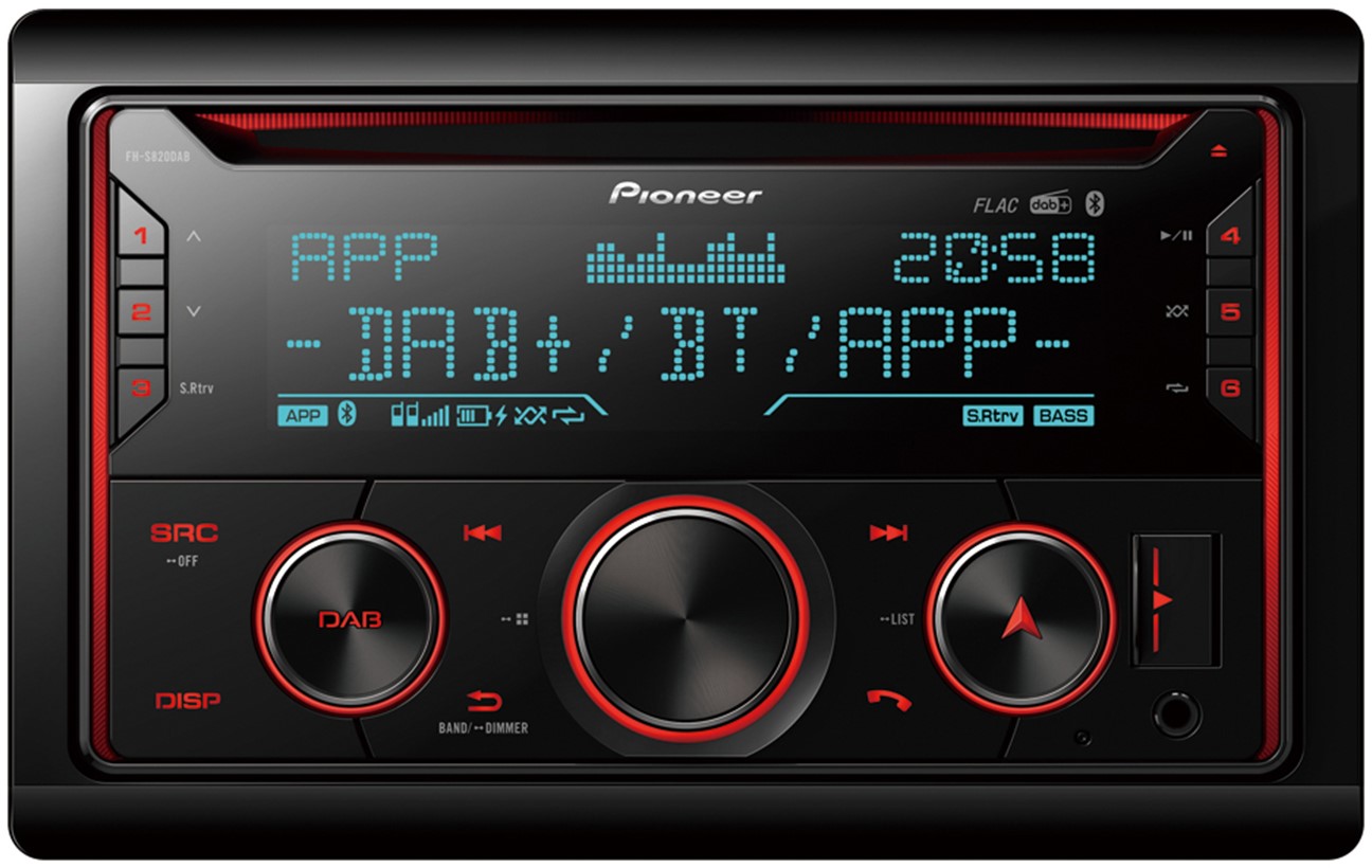 Pioneer FHS820DAB Autoradio met CDspeler bij Automat