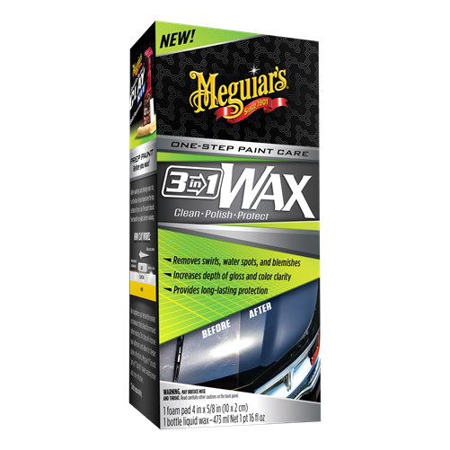 Meguiar's 3-in-1 Wax 473 ml +  Pad