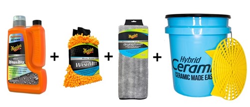 Hybrid Ceramic Wash & Wax Blue Bucket Kit