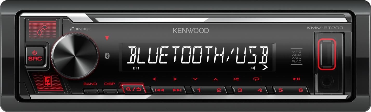 bronzen Peer Natuur Kenwood KMM-BT209 Autoradio bij Automat