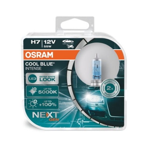 Osram 12v - 55w - PX26d - H7 - Cool Blue® Intense - Next Gen - Hard Cover Box 2st