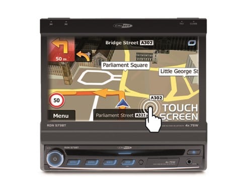 Caliber DVD/USB/SD/MP4/AUX IN/BT/NAVI Touch 7"" Motorized