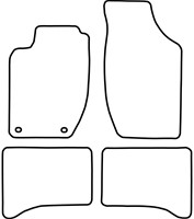 Automatten passend voor Alfa Romeo 164 1988-1998-2