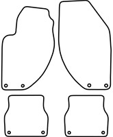 Automatten passend voor Alfa Romeo 166 2000-2003-2